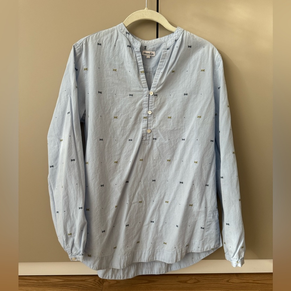 Steven Alan embroidered shirt size M